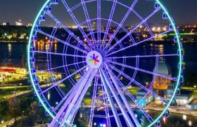 Catégorie grande roue 60 m cabine fermée chauffée et climatisé 100tonne250 place 